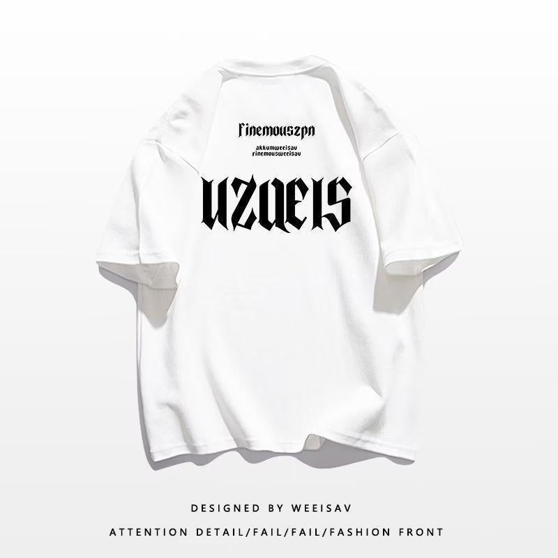 純棉短袖t卹短袖t卹夏季寬鬆ins潮牌