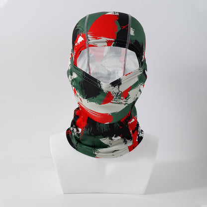 戶外騎乘四季防風防曬透氣速乾百變魔術圍脖頭巾面罩