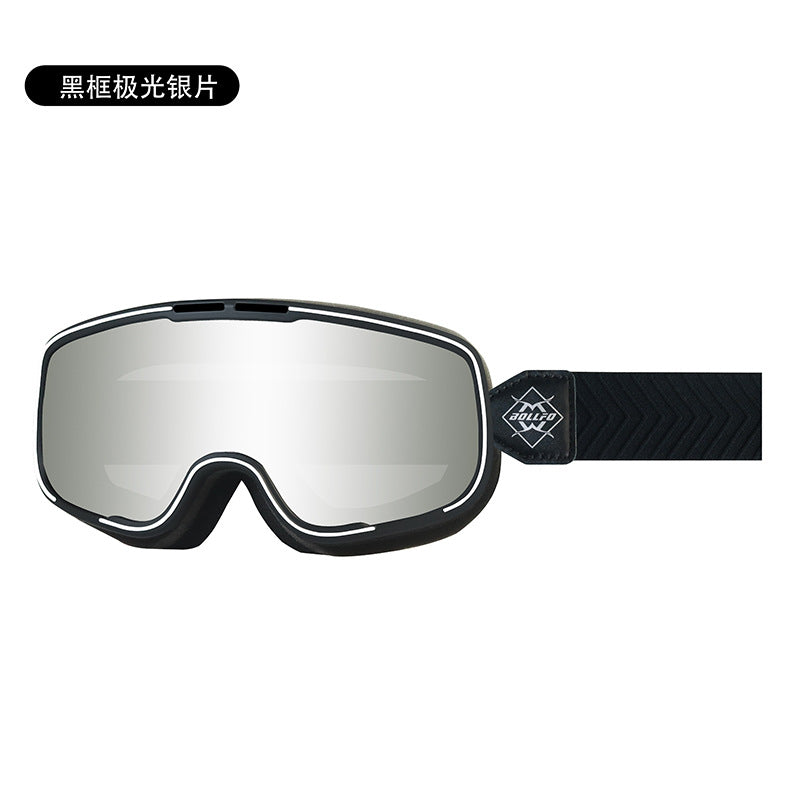 復古全天候防霧近視擋風防塵哈雷摩托車護目風鏡