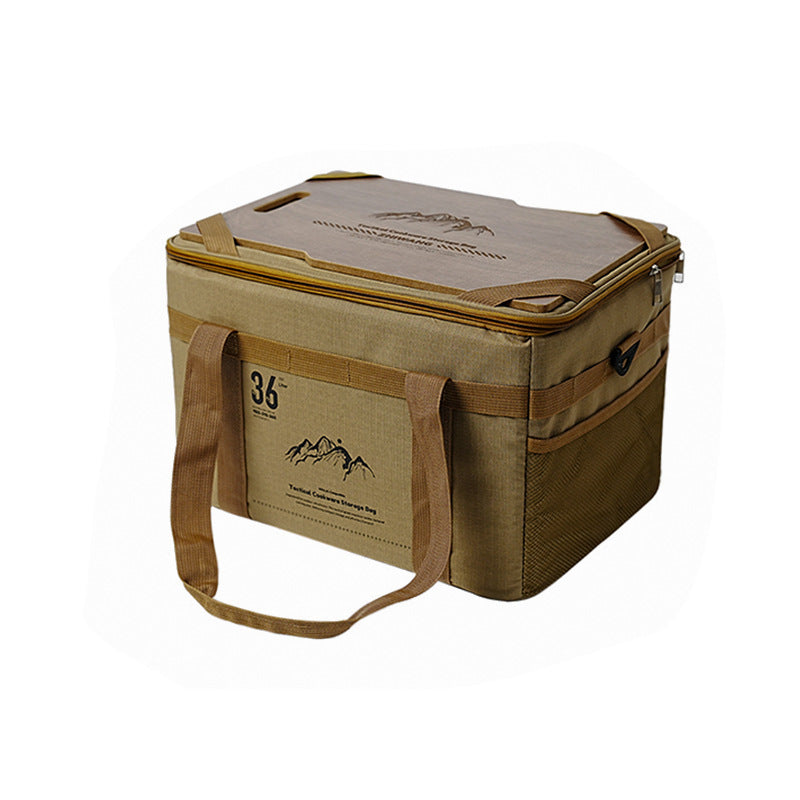 戶外帶桌板多功能露營戰術收納包野營便攜手提裝備戶外雜物包