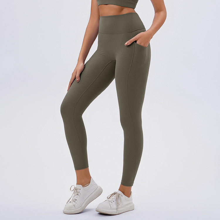 高強度戶外運動健身環保布料交叉背心美背緊身瑜珈服套裝