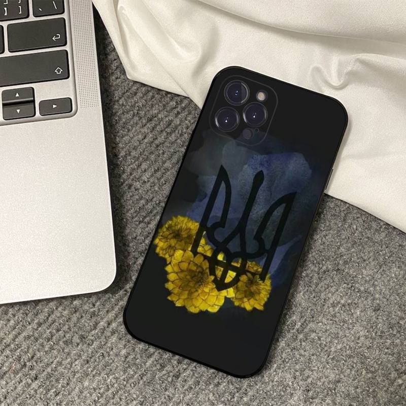 iPhone14/13 Pro烏克蘭國旗耐用防刮擦防震保護殼