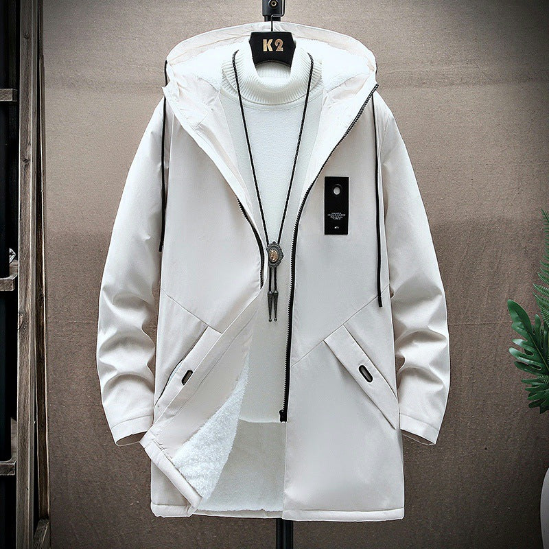 風衣中長版夾克時尚連帽外套