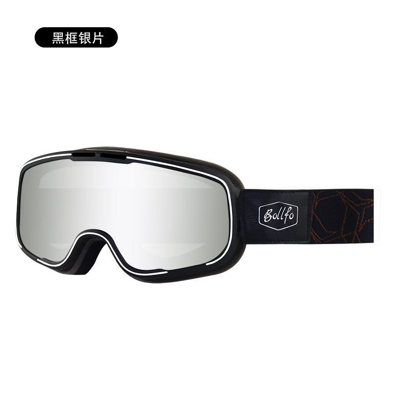 復古全天候防霧近視擋風防塵哈雷摩托車護目風鏡