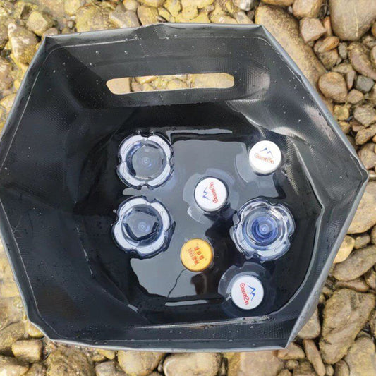 戶外便捷式折疊水桶露營野餐釣魚桶旅行水桶打水桶多功能