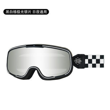 復古全天候防霧近視擋風防塵哈雷摩托車護目風鏡