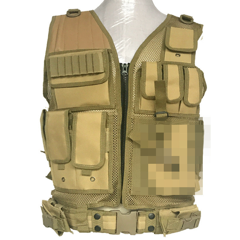 戶外真人CS特種兵防刺防彈衣快拆透氣野戰拓展作訓戰術背心馬甲服