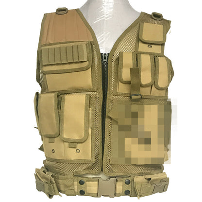 戶外真人CS特種兵防刺防彈衣快拆透氣野戰拓展作訓戰術背心馬甲服