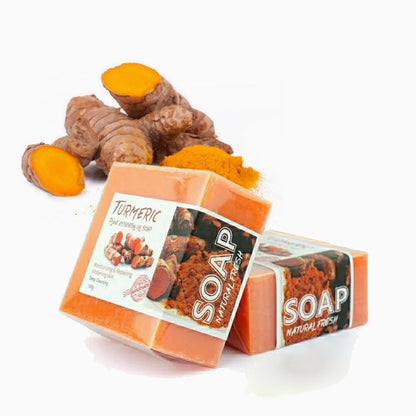 薑黃手工皂外貿爆款清潔香皂深層護理清香洗澡沐浴潔面皂