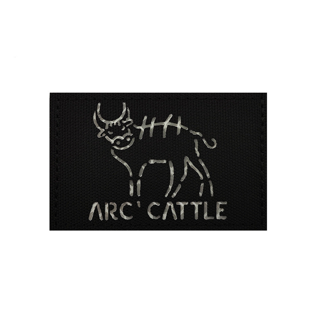 十二生肖魔術貼臂章鐳射切割紅外反光士氣徽章魔術貼章戶外背包貼