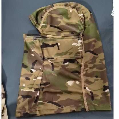 戶外騎乘四季防風防曬透氣速乾百變魔術圍脖頭巾面罩