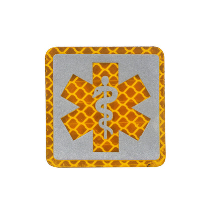 國際救援醫療急救紅十字章救援蛇刺繡PVC臂章魔術貼士氣章徽章