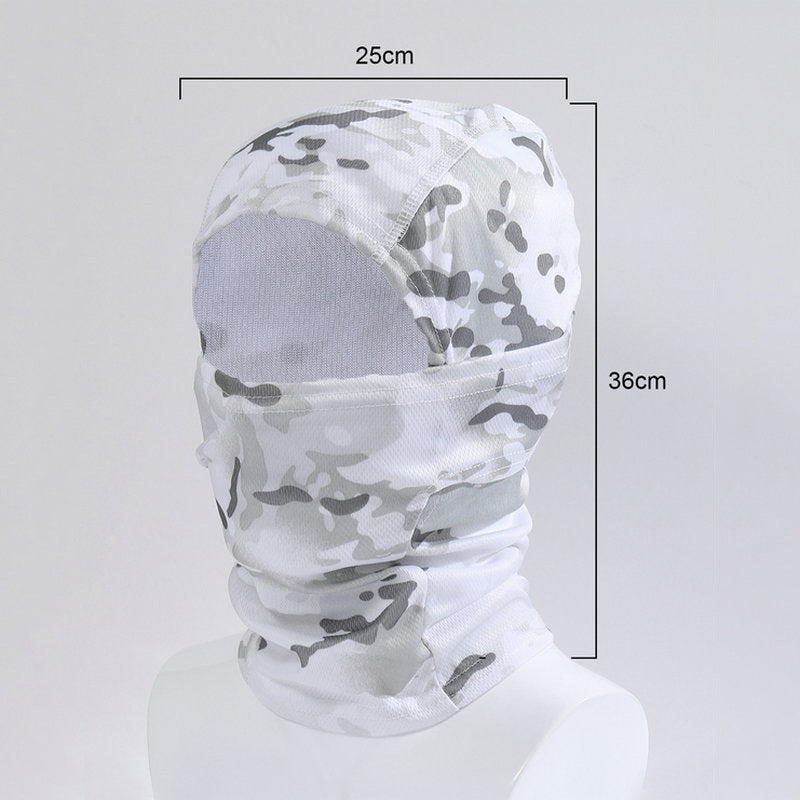 戶外騎乘四季防風防曬透氣速乾百變魔術圍脖頭巾面罩