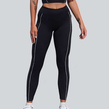 健身運動速乾百搭裸感吊帶掛脖美背瑜珈套裝兩件套