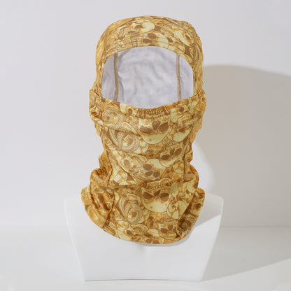 戶外騎乘四季防風防曬透氣速乾百變魔術圍脖頭巾面罩