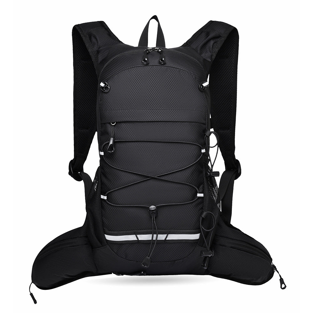 戶外運動登山騎乘健行防水多功能雙肩背包