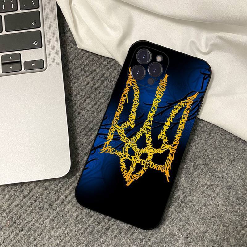 iPhone14/13 Pro烏克蘭國旗耐用防刮擦防震保護殼