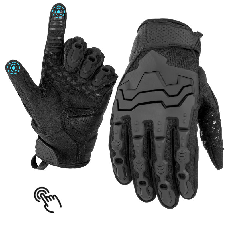 新款戰術手套攀登騎乘戶外運動軍迷訓練防滑耐磨手套
