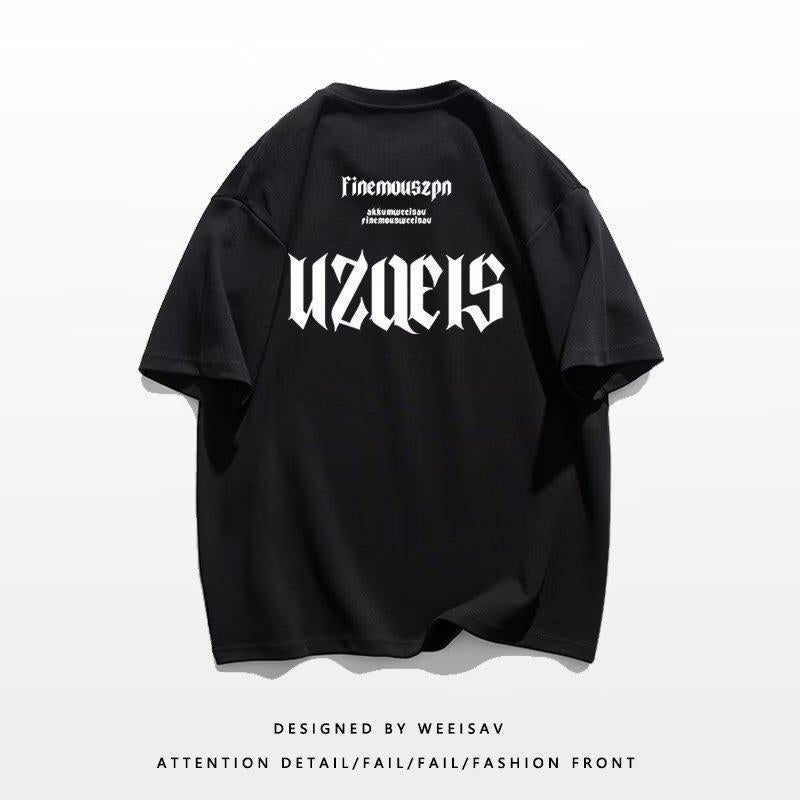 純棉短袖t卹短袖t卹夏季寬鬆ins潮牌