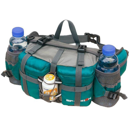 均碼戶外運動健行騎乘登山裝備多功能腰包背包水壺包