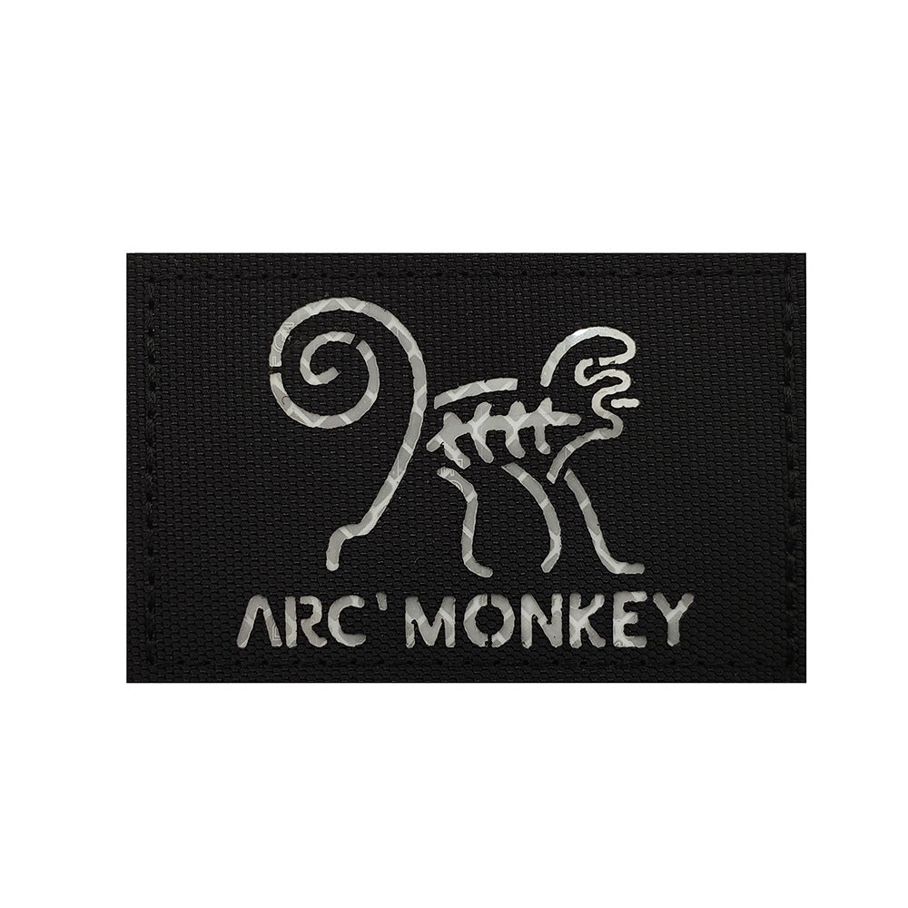 十二生肖魔術貼臂章鐳射切割紅外反光士氣徽章魔術貼章戶外背包貼