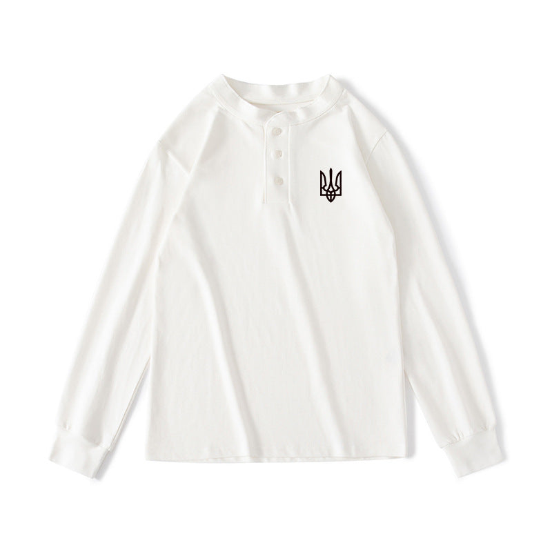 美國復古純色軍迷U17烏克蘭長袖T卹