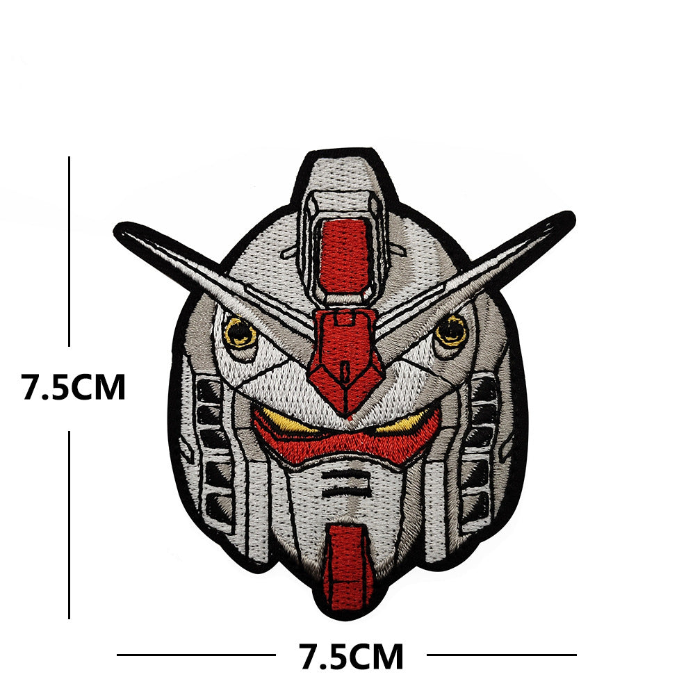 機動戰士高達刺繡臂章魔術貼背包貼章士氣章補丁