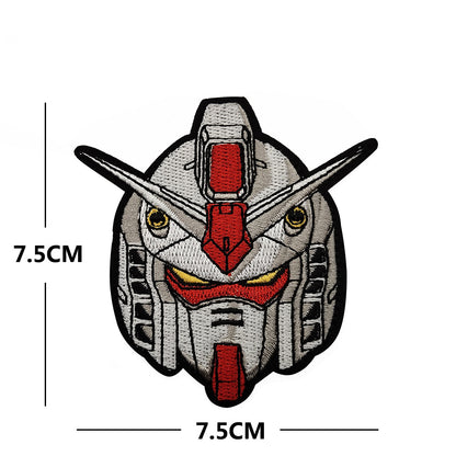 機動戰士高達刺繡臂章魔術貼背包貼章士氣章補丁