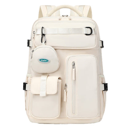 電腦背包通用出差旅行大容量多功能防水幹濕分離收納學生書包