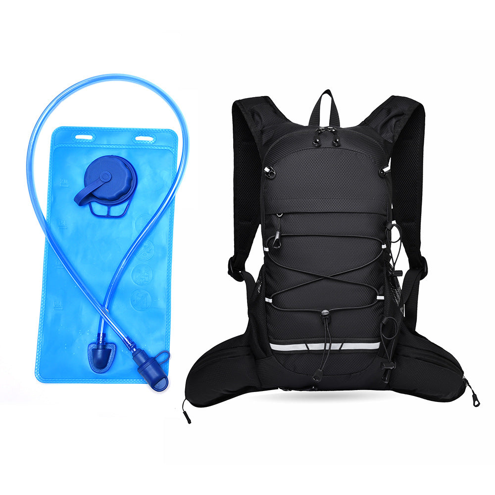 戶外運動登山騎乘健行防水多功能雙肩背包