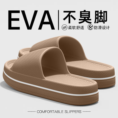 夏季外穿家居室內厚底防滑eva防臭運動拖鞋涼拖