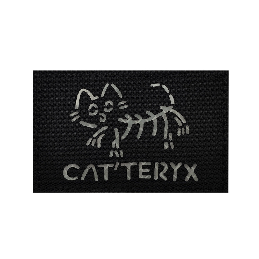 十二生肖魔術貼臂章鐳射切割紅外反光士氣徽章魔術貼章戶外背包貼