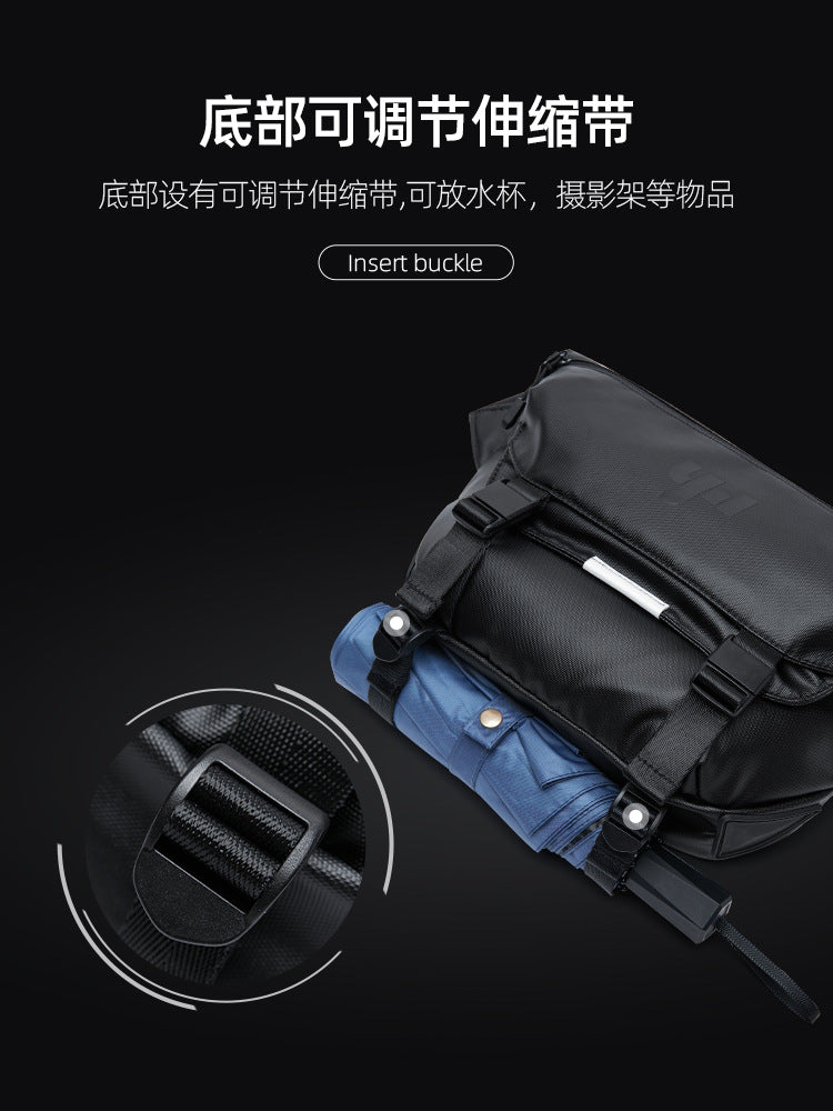 潮牌斜挎包男士背包通勤單肩包潮流胸包大容量郵差包