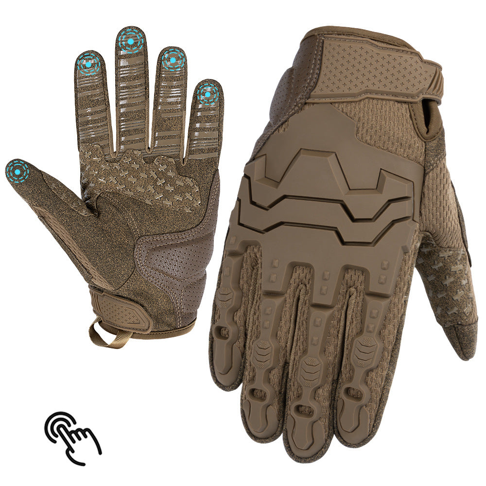 新款戰術手套攀登騎乘戶外運動軍迷訓練防滑耐磨手套