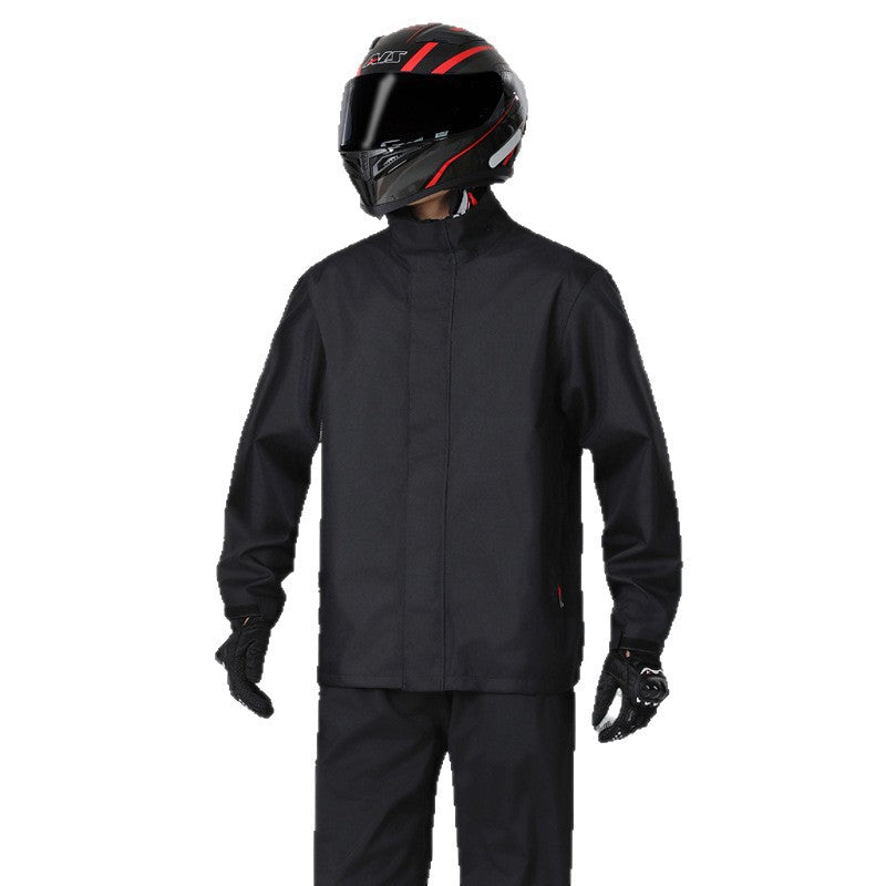 機車雨衣套裝外賣騎手專用防暴雨分體式機車服騎行電動車雨披