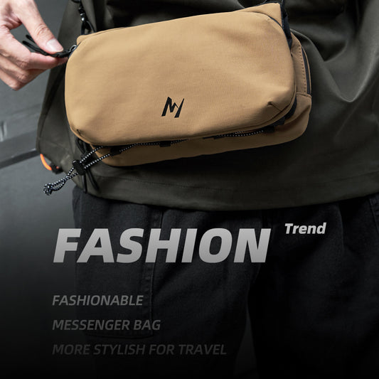 手機包男士斜挎包郵差小包豆腐包休閒戶外水瓶包潮