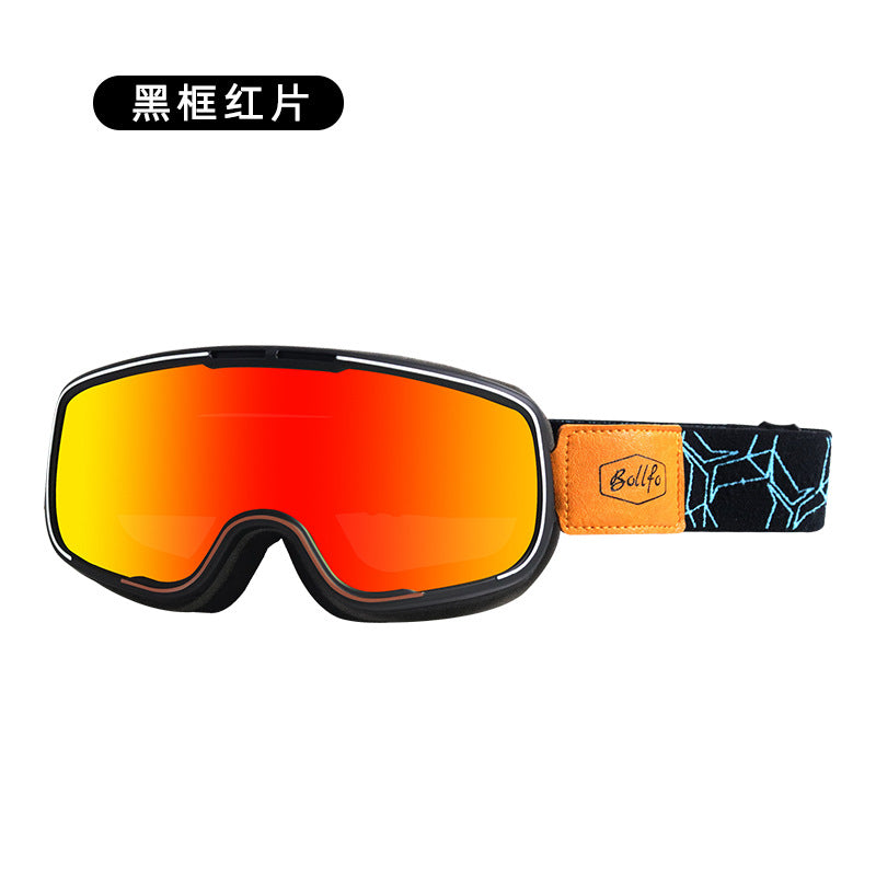 復古全天候防霧近視擋風防塵哈雷摩托車護目風鏡