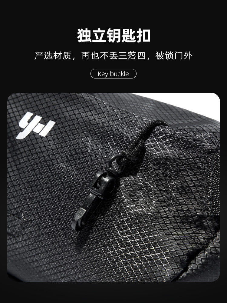 胸包男士單肩包小斜挎包潮騎行機能運動郵差包休閒背包男包