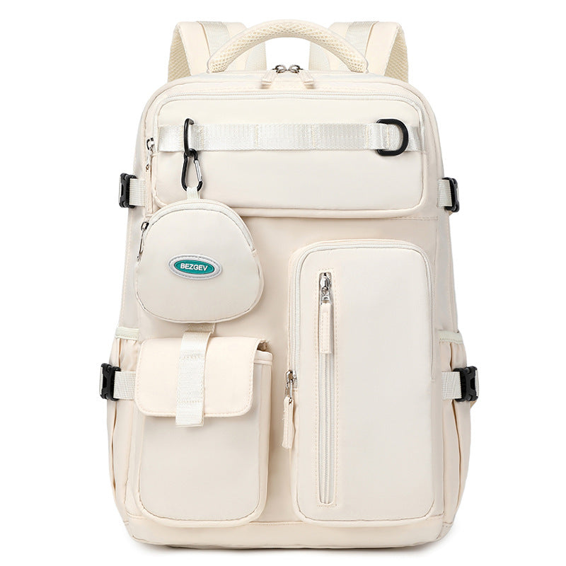 電腦背包通用出差旅行大容量多功能防水幹濕分離收納學生書包