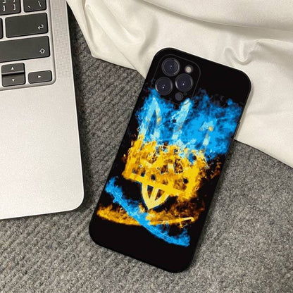 iPhone14/13 Pro烏克蘭國旗耐用防刮擦防震保護殼