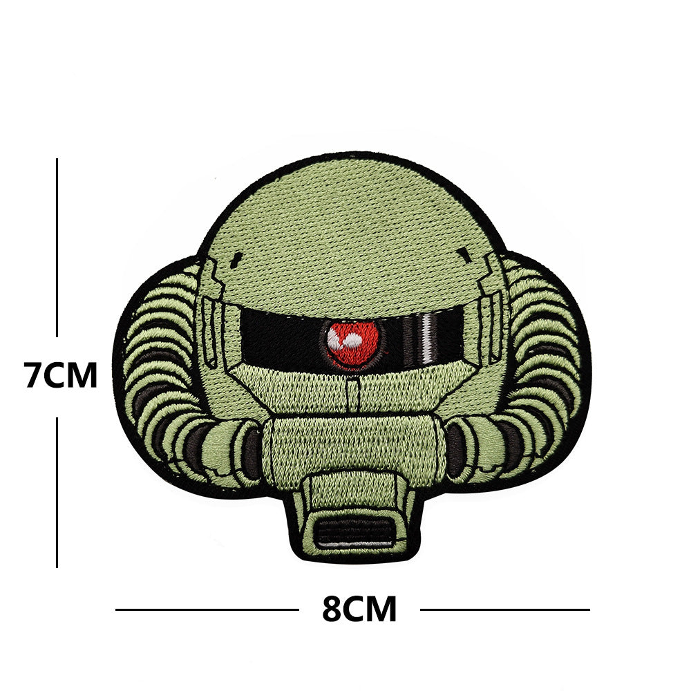機動戰士高達刺繡臂章魔術貼背包貼章士氣章補丁