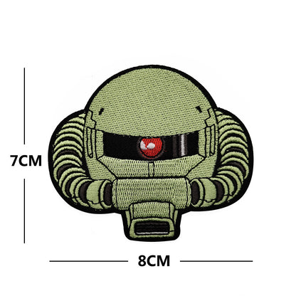 機動戰士高達刺繡臂章魔術貼背包貼章士氣章補丁