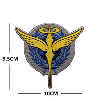 機動戰士高達刺繡臂章魔術貼背包貼章士氣章補丁