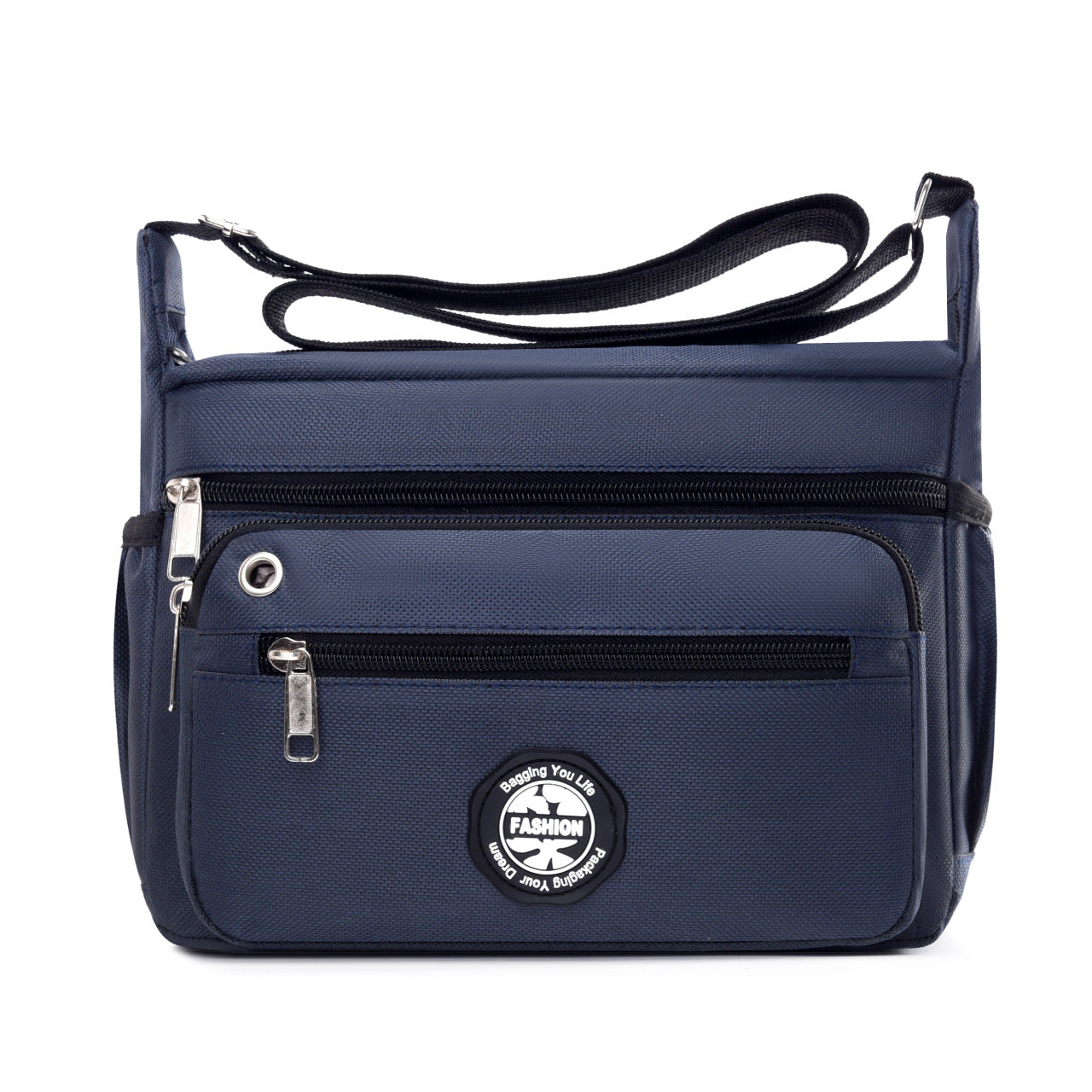 大容量男包單肩包防水耐磨背包多口袋做生意包商務休閒男士斜挎包