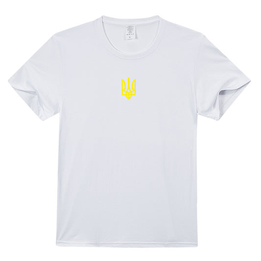 烏克蘭U17棉質軍裝風格男士優質印花T卹