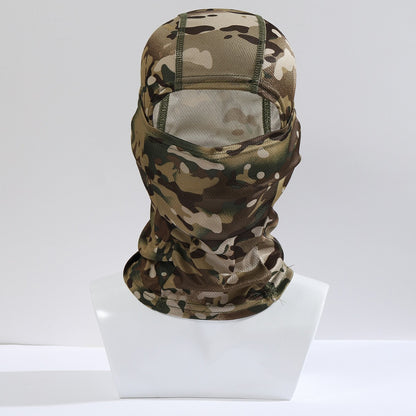 戶外騎乘四季防風防曬透氣速乾百變魔術圍脖頭巾面罩