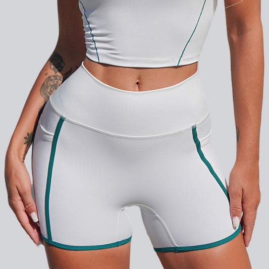 健身運動速乾百搭裸感吊帶掛脖美背瑜珈套裝兩件套