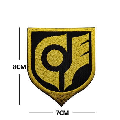 機動戰士高達刺繡臂章魔術貼背包貼章士氣章補丁