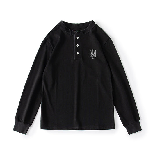 美國復古純色軍迷U17烏克蘭長袖T卹