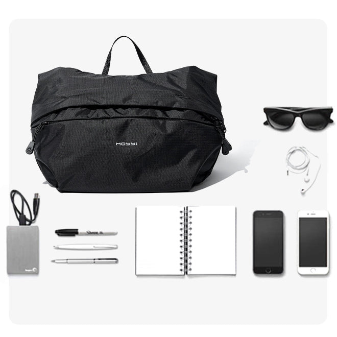 街頭斜挎包高級感單肩包背包男士通勤運動郵差包騎行多功能包